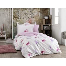 Luna Luxury Single Bed Duvet Set Pink Mia Unicorn