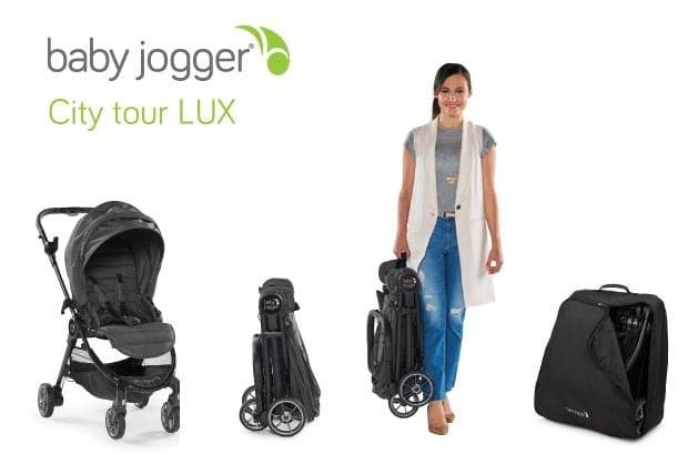 baby jogger city tour folded dimensions