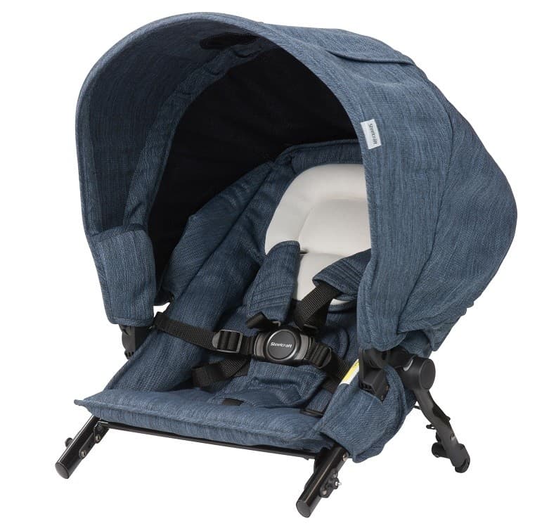 steelcraft strider compact deluxe & second seat bundle