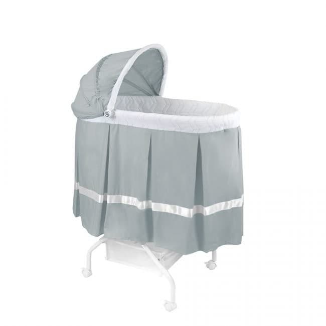 baby bassinet grey