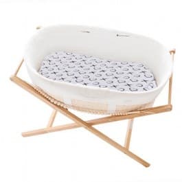 white bassinet