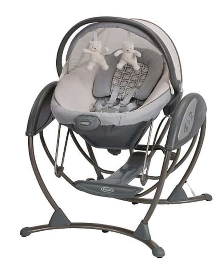graco soothing system glider bassinet